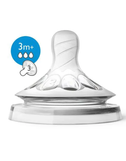 Bico Mamadeira Philips Avent Linha Pétala Novo Bico nº3 - SCF043/27