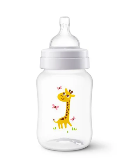 Mamadeira Philips Avent - Anti cólica Clássica Girafa 260ml - Scf821/12