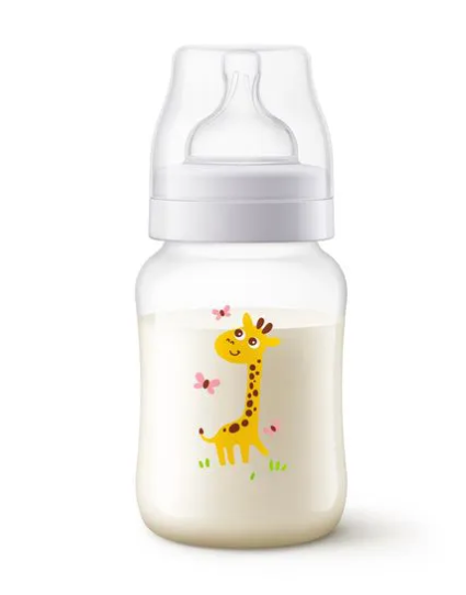 Mamadeira Philips Avent - Anti cólica Clássica Girafa 260ml - Scf821/12