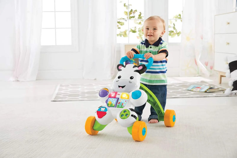 Fisher Price - Apoiador Zebra para Bebê, Mattel DLH48
